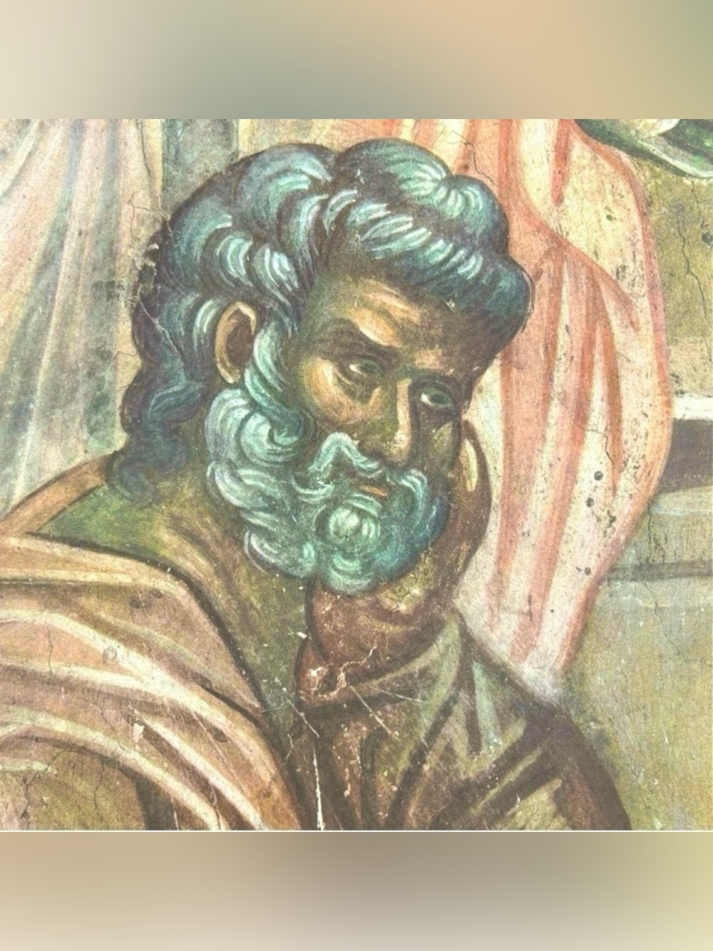 Saint Peter Original 60’s Vintage Fine Art Print Poster Medieval Yugoslavia Wall